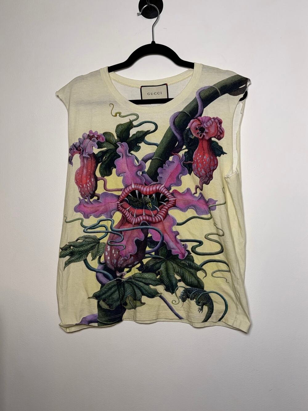 Print Cotton modified tshirt Gucci Fall/Winter 17- sample from show